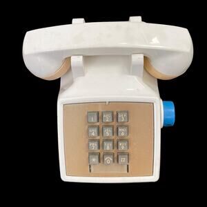 Vintage Bell Push Button Phone Western Electric Desk Telephone READ INCOMPLETE